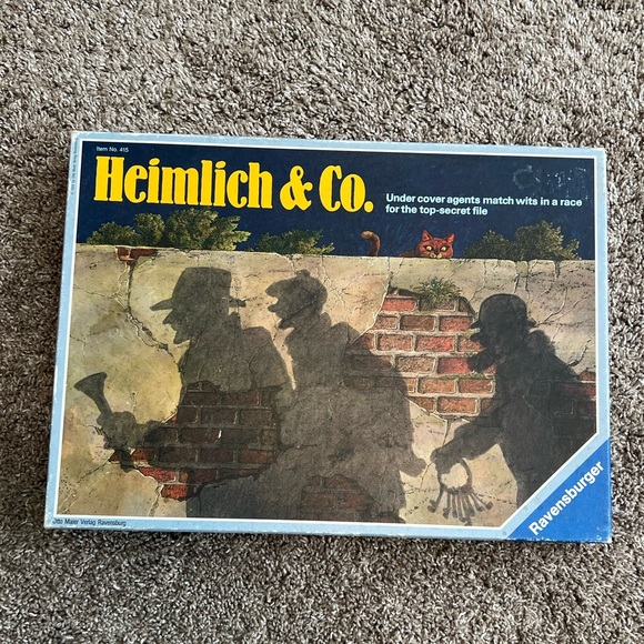 Heimlich & Co. Vintage 1986 Board Game Complete Ravensburger Discovery Toys Spy - Picture 1 of 14